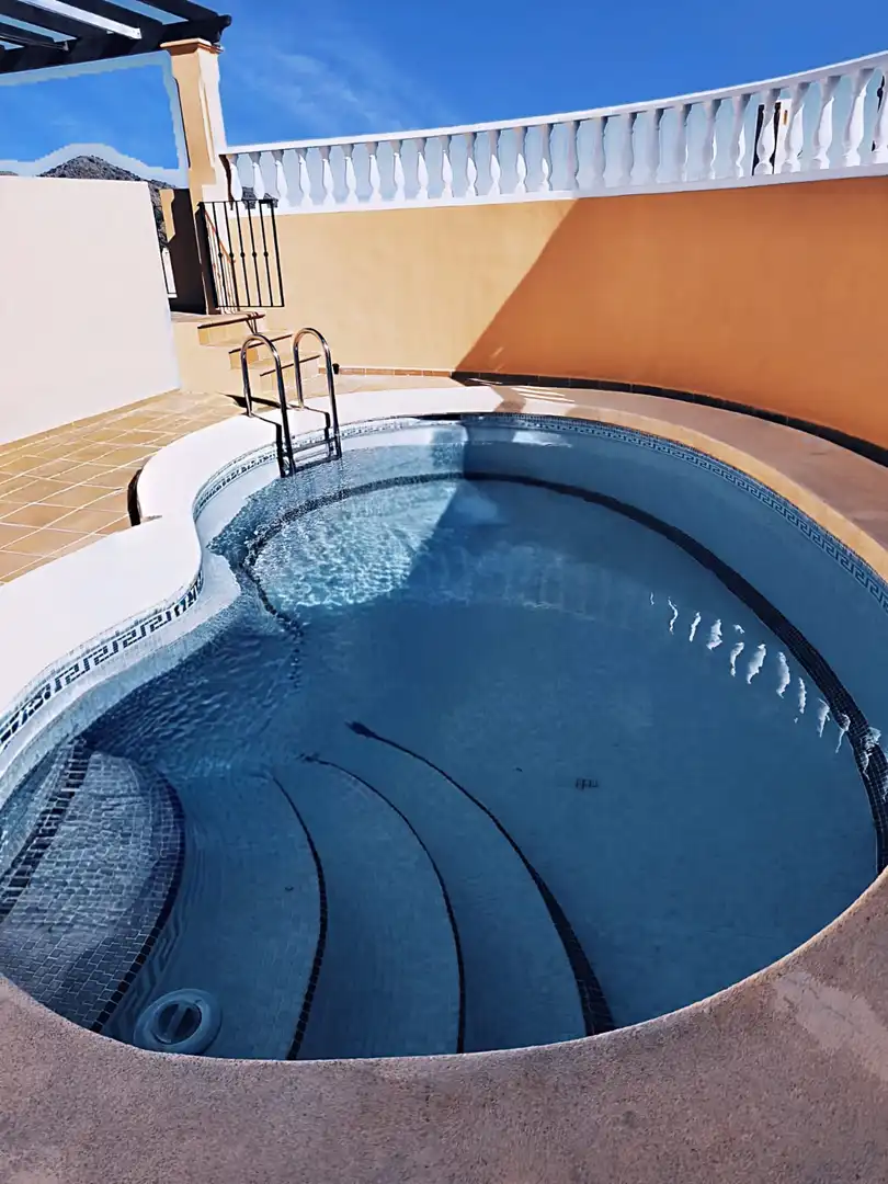 Piscina de Casa o chalet en venta en Mojácar con Aire acondicionado, Calefacción y Terraza