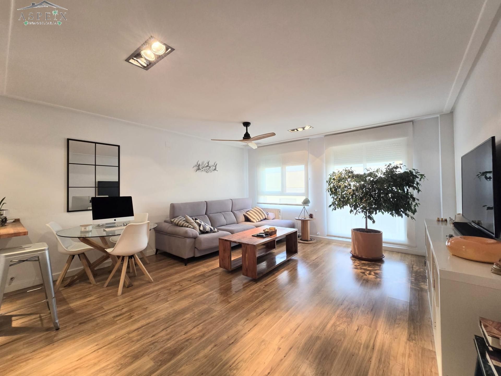 Sala d'estar de Pis en venda en Novelda amb Parquet i Terrassa