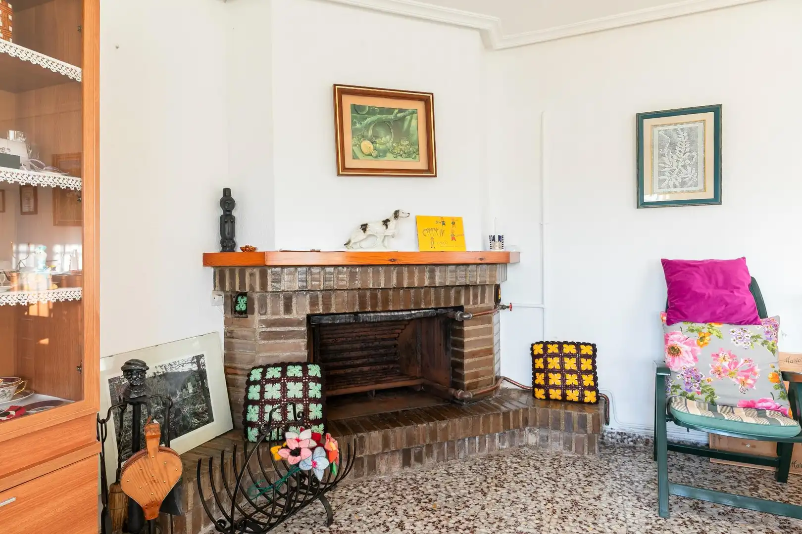 Sala de estar de Finca rústica en venta en Huesca con Calefacción, Jardín privado y Terraza