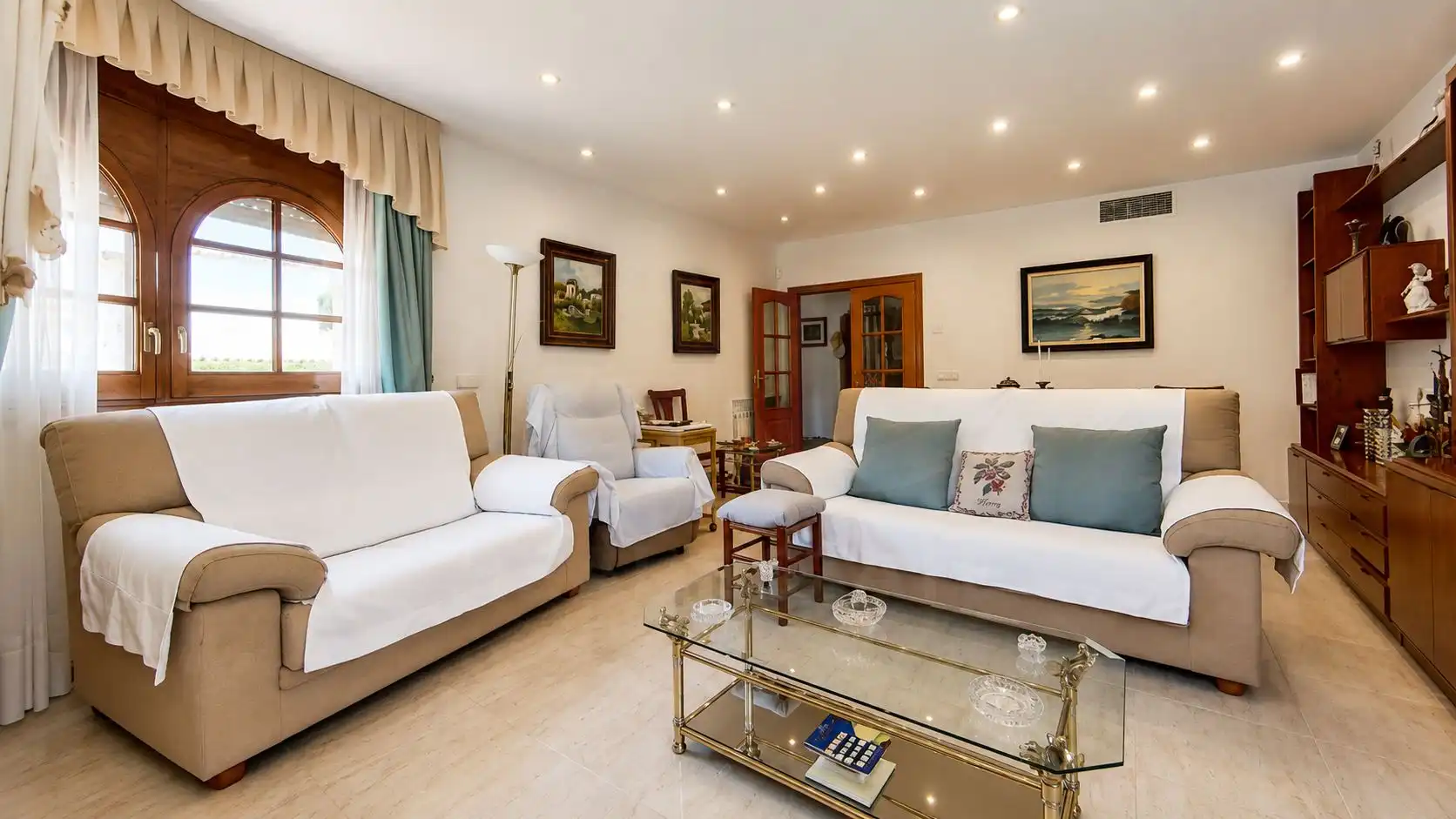 Sala de estar de Casa o chalet en venta en El Vendrell con Aire acondicionado, Calefacción y Terraza