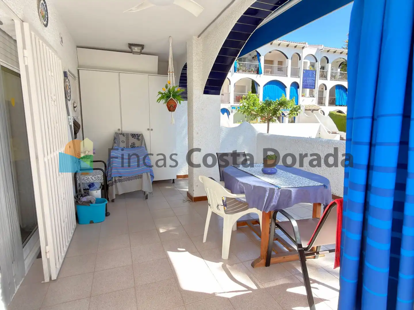 Terraza de Apartamento en venta en Cubelles con Aire acondicionado, Jardín privado y Parquet