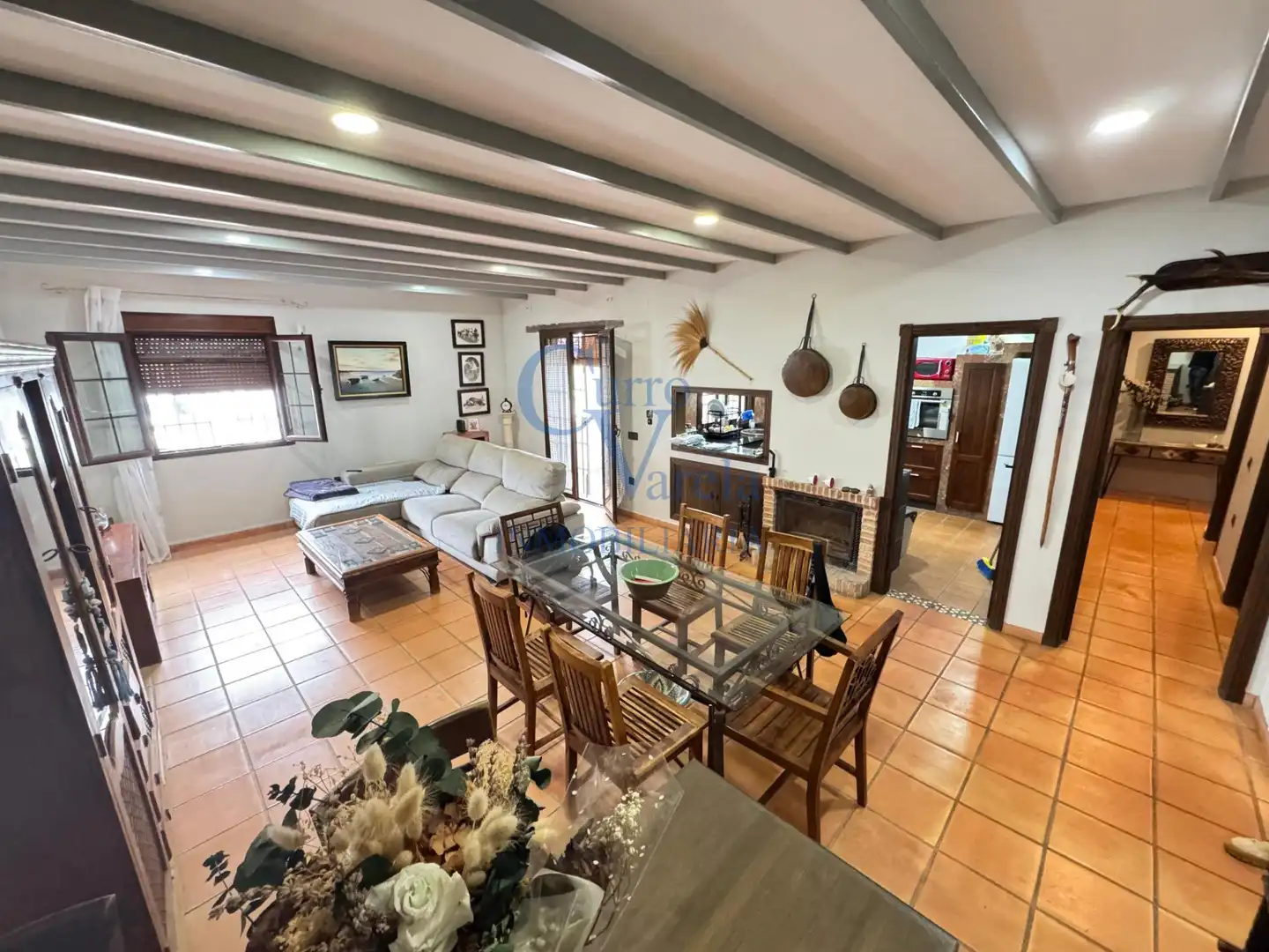 Living room of Country homes for sale in Dos Hermanas  with Air Conditioner, Private garden and Storage room