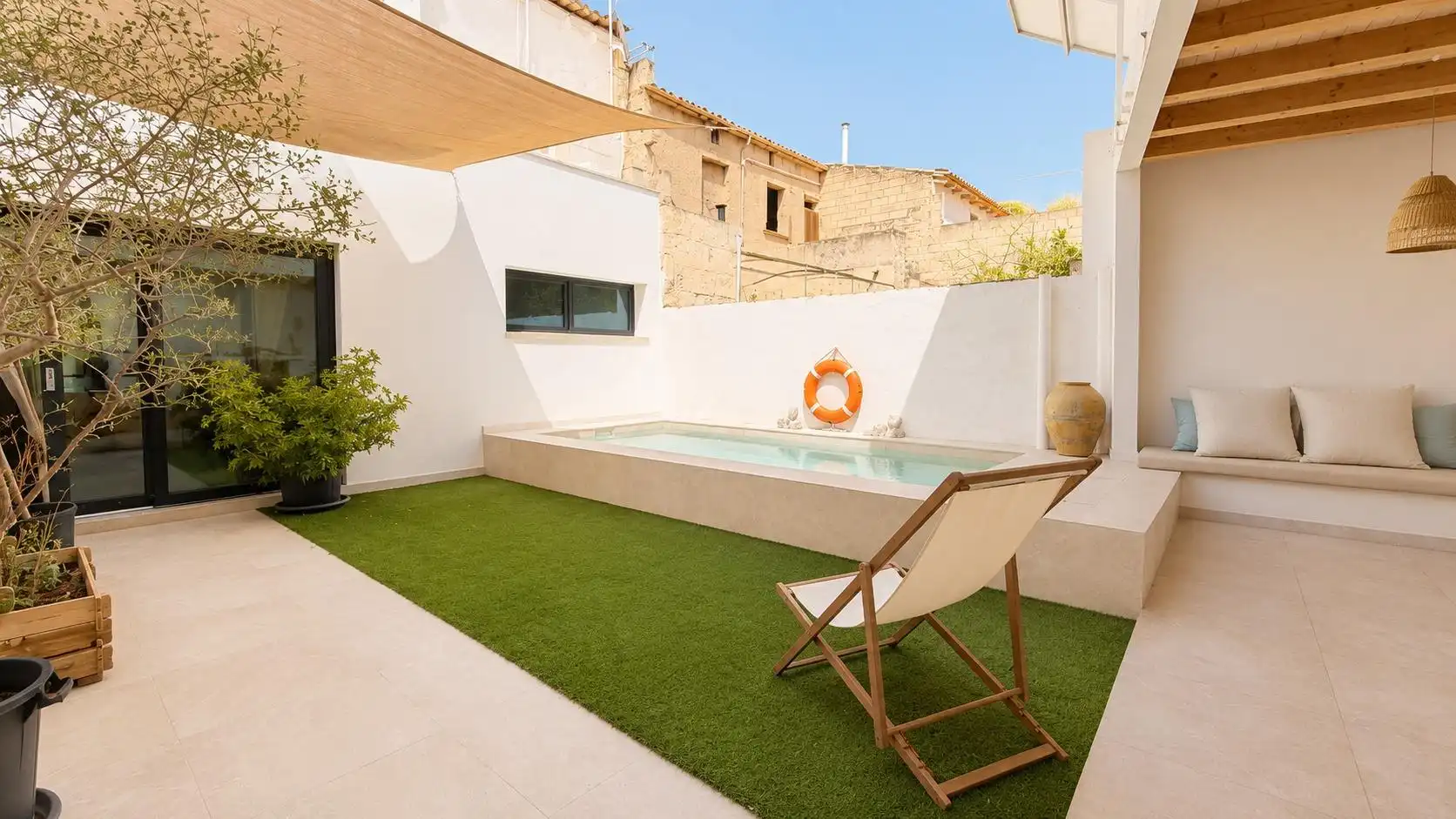Terraza de Casa o chalet en venta en Inca con Terraza, Piscina y Amueblado