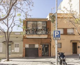 Exterior view of Single-family semi-detached for sale in Esplugues de Llobregat  with Terrace and Balcony