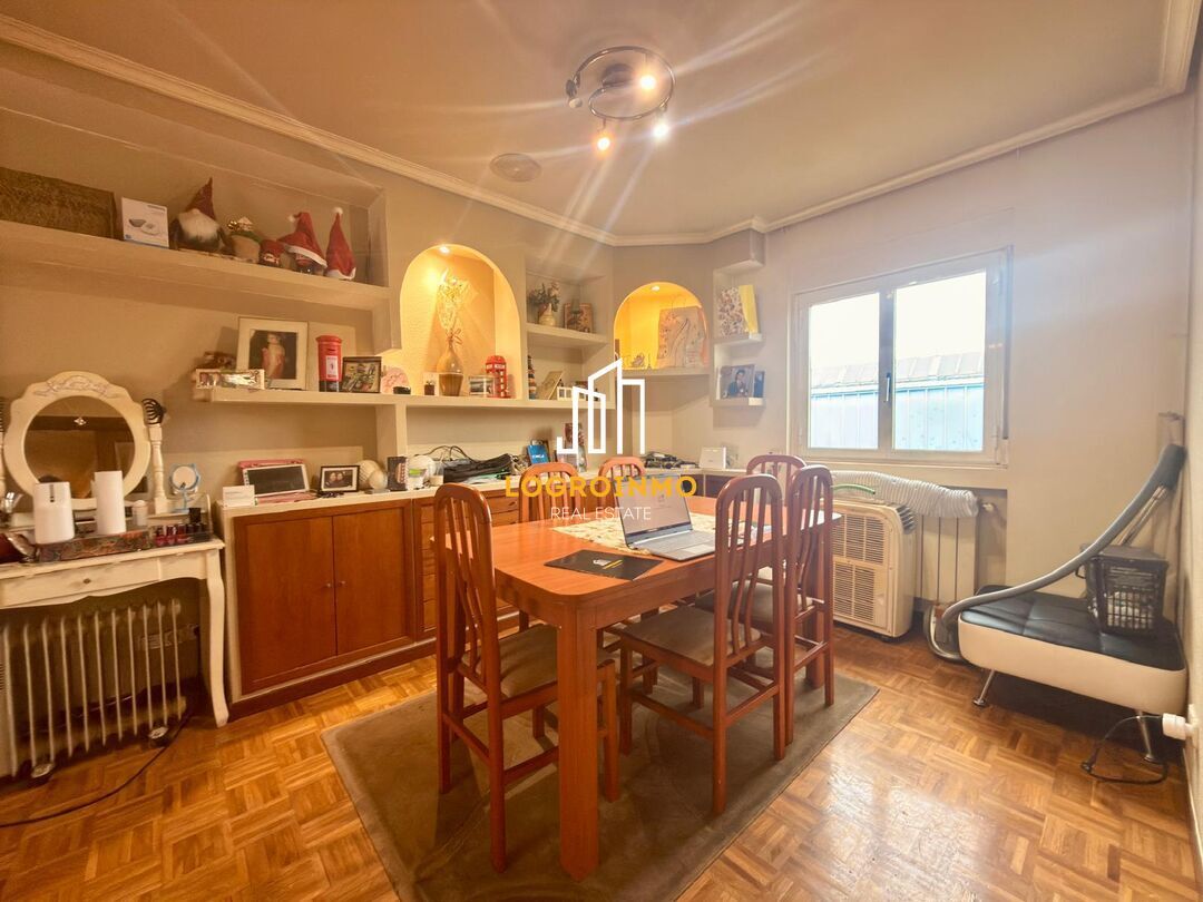 Dining room of Flat for sale in  Logroño  with Air Conditioner, Heating and Furnished