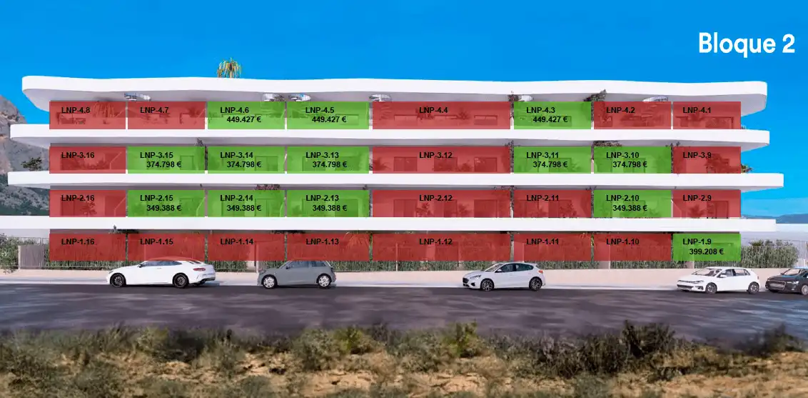 Vista exterior de Apartament en venda en La Nucia amb Aire condicionat, Terrassa i Traster