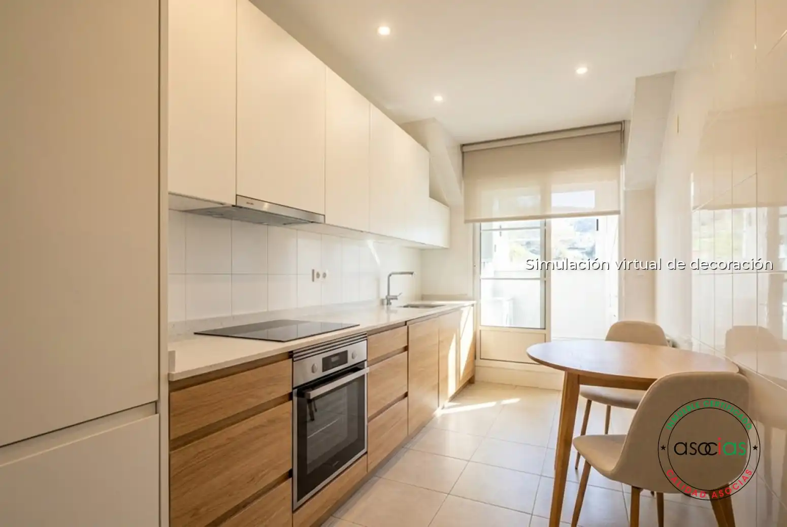 Kitchen of Attic for sale in Lena  with Heating, Parquet flooring and Terrace