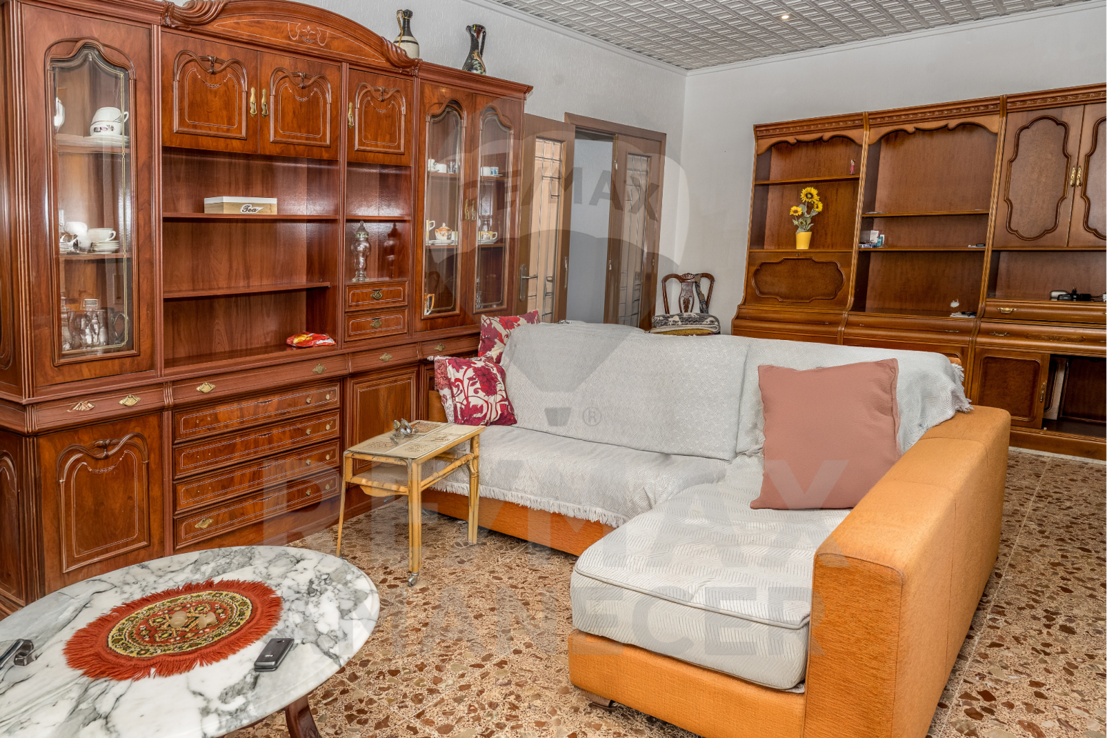 Sala de estar de Piso en venta en Cocentaina con Aire acondicionado, Calefacción y Amueblado