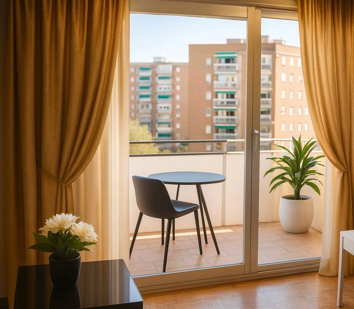 Balcony of Flat for sale in  Madrid Capital