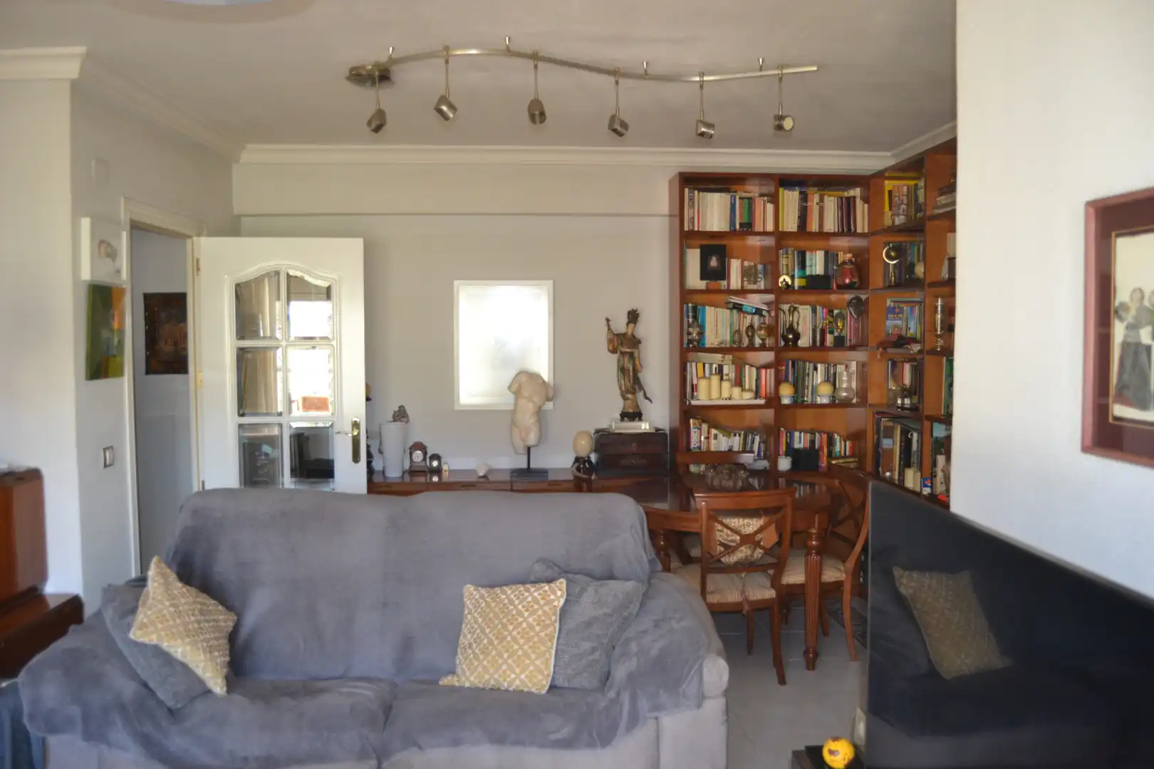 Sala de estar de Piso en venta en Madrid con Calefacción, Jardín privado y Parquet