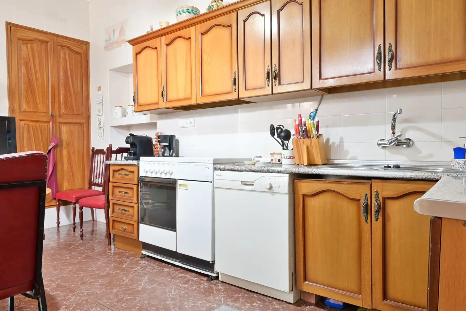 Cuina de Casa o xalet en venda en Azuaga amb Moblat