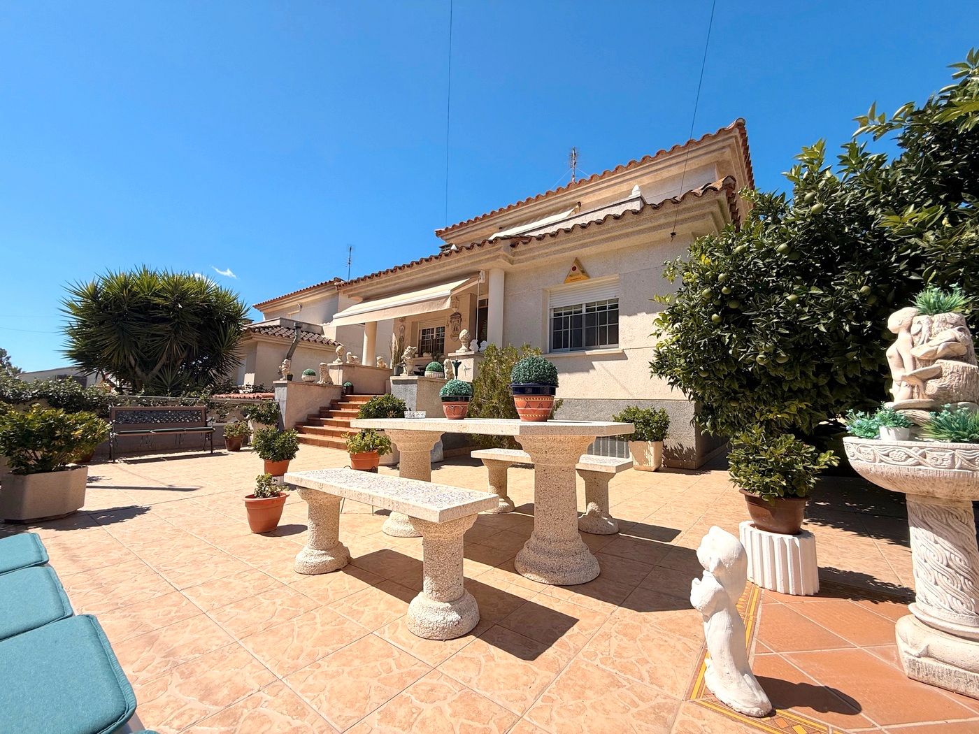 Jardí de Casa o xalet en venda en Banyeres del Penedès amb Calefacció, Jardí privat i Terrassa