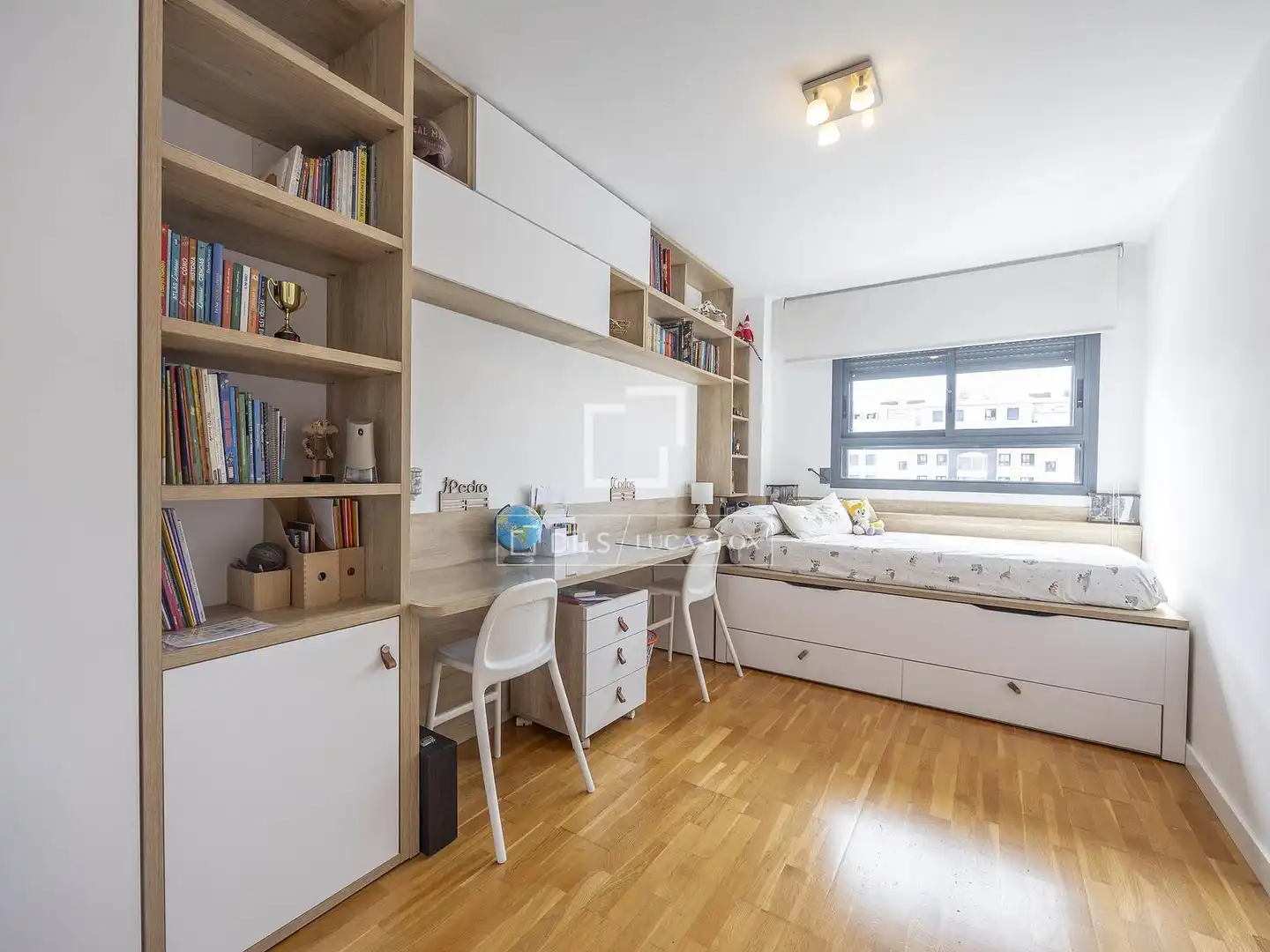 Schlafzimmer von Wohnung zum Verkauf in Valencia mit Klimaanlage, Heizung und Privatgarten