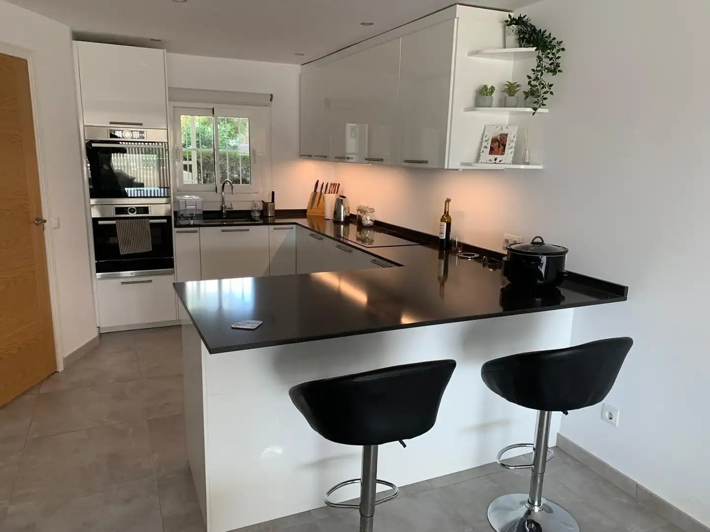 Cocina de Planta baja en venta en Calvià con Aire acondicionado, Jardín privado y Terraza