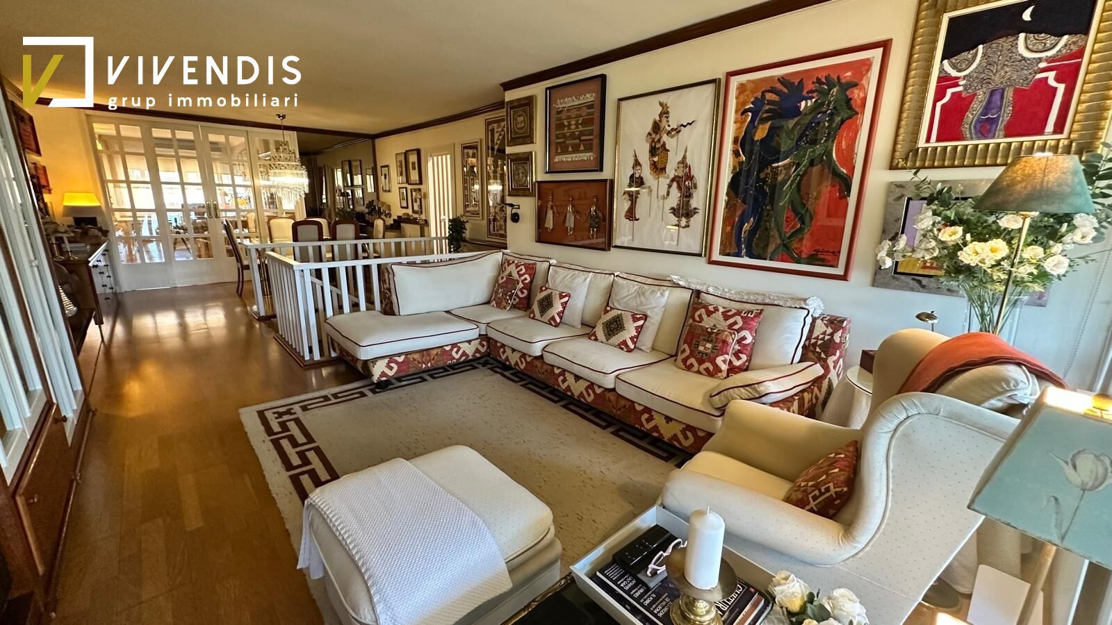 Living room of Attic for sale in  Lleida Capital  with Air Conditioner, Heating and Parquet flooring