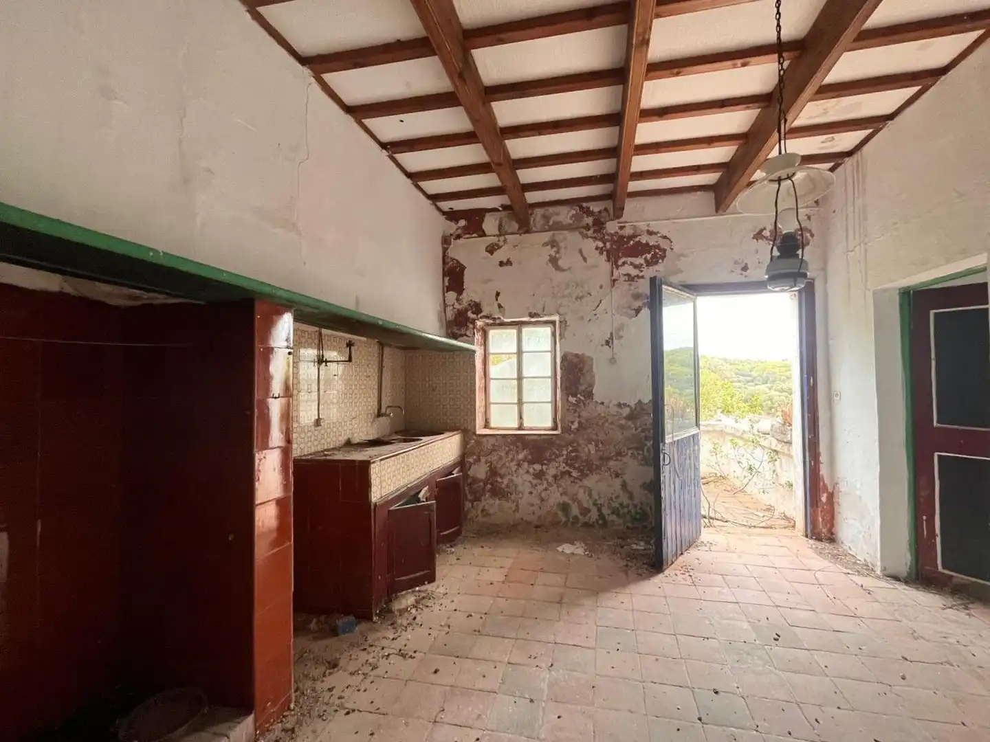 Cuina de Finca rústica en venda en Es Mercadal amb Jardí privat