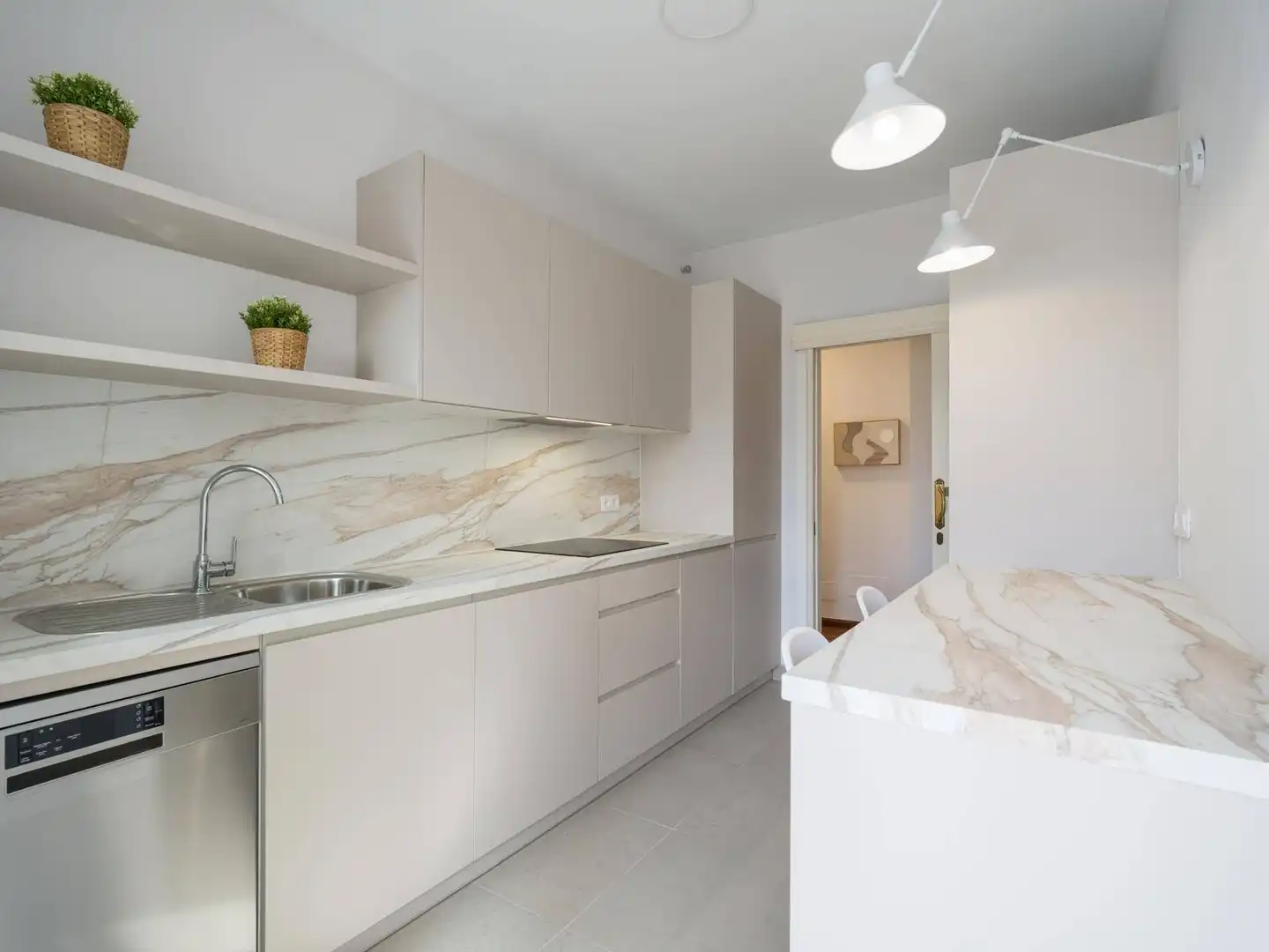 Kitchen of Flat for sale in Las Palmas de Gran Canaria  with Air Conditioner and Balcony