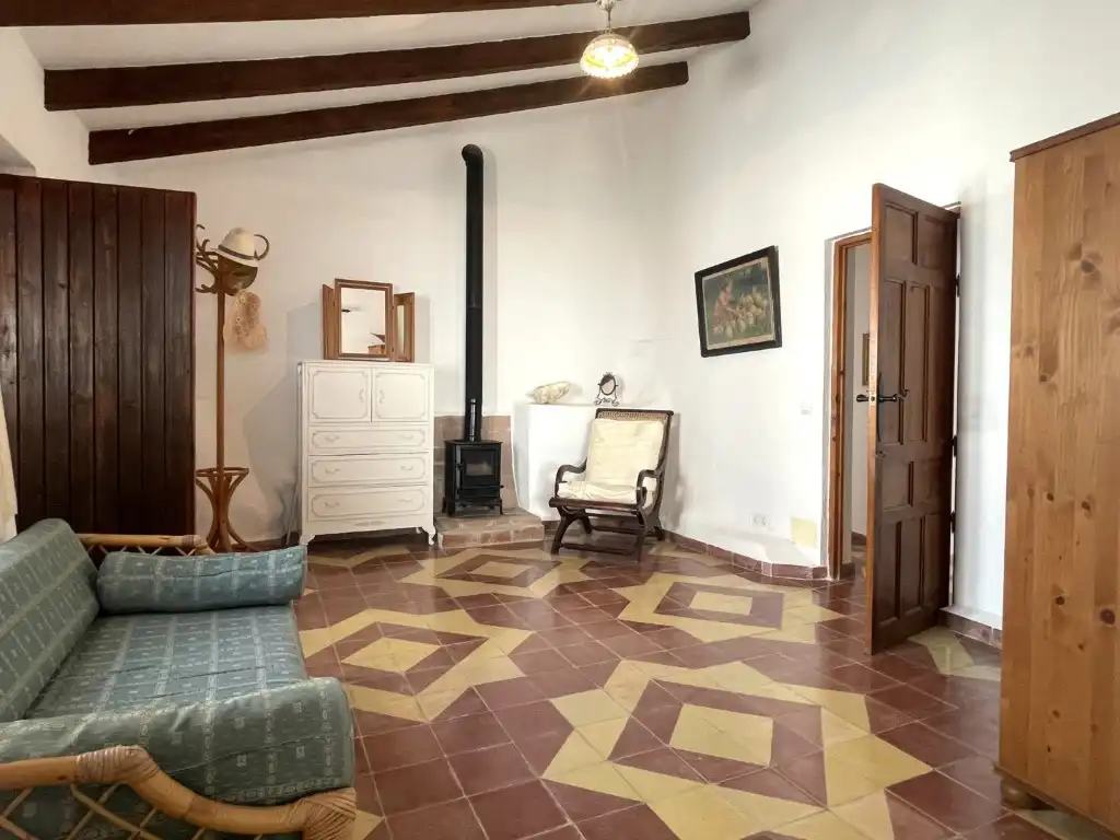 Sala d'estar de Casa o xalet en venda en Mojácar amb Aire condicionat, Jardí privat i Terrassa