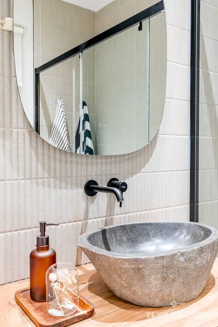 Baño de Apartamento de alquiler en Madrid con Aire acondicionado, Amueblado y Internet