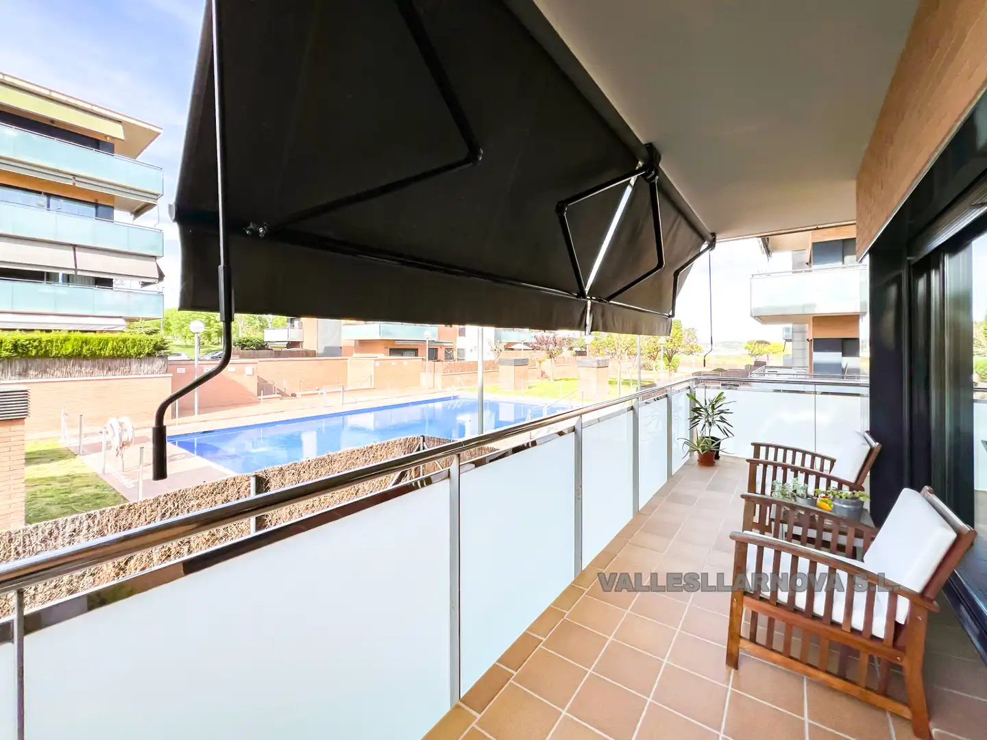 Terrasse von Wohnung zum Verkauf in Parets del Vallès mit Klimaanlage, Heizung und Parkett