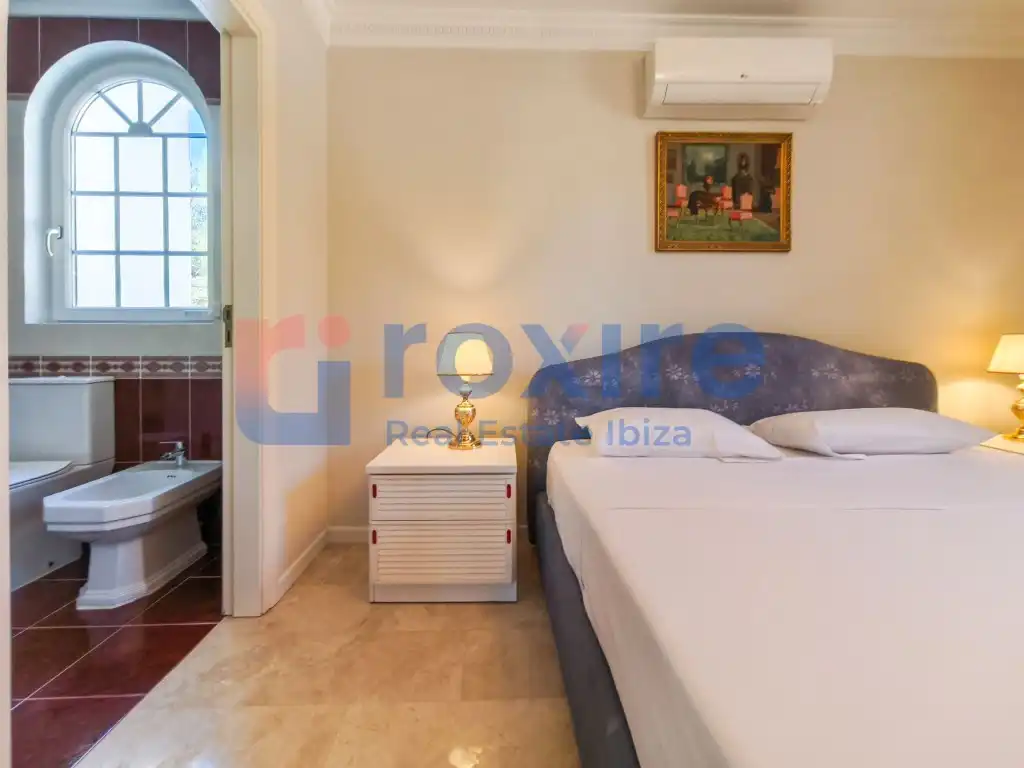 Bedroom of Houses for rent in Sant Josep de sa Talaia  with Air Conditioner, Private garden and Terrace