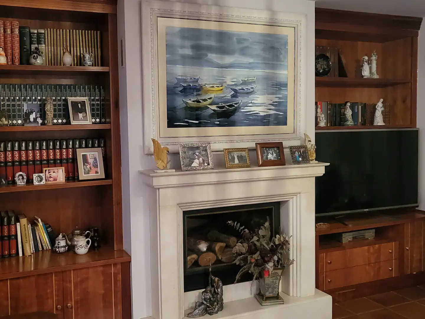 Sala de estar de Casa o chalet de alquiler en Vigo  con Calefacción, Jardín privado y Amueblado