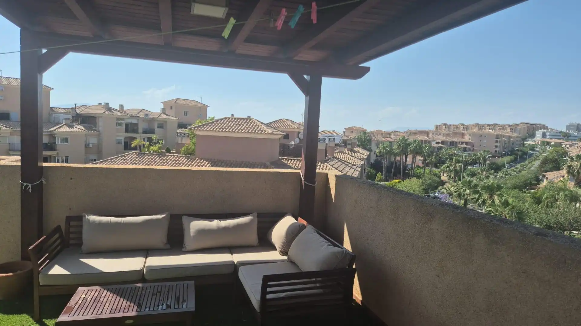 Terrasse von Dachboden zum Verkauf in Molina de Segura mit Klimaanlage, Privatgarten und Parkett