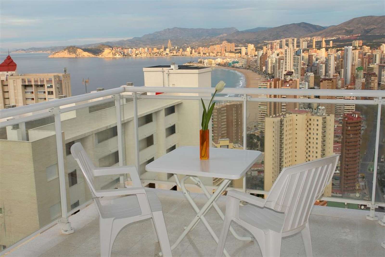 Terrassa de Apartament per a compartir en Benidorm amb Aire condicionat i Terrassa
