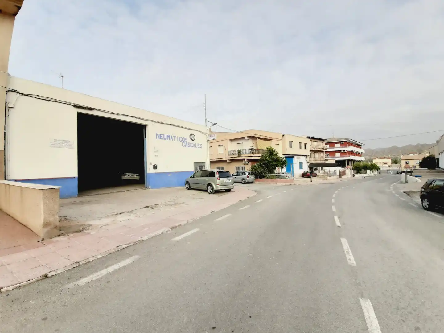 Vista exterior de Nave industrial en venta en Archena