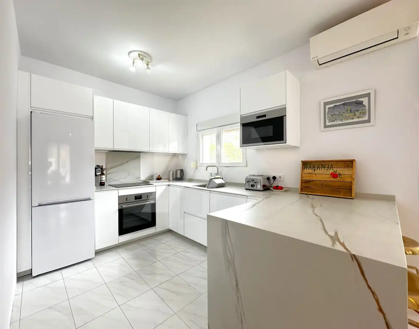 Cocina de Casa o chalet en venta en Benitachell / El Poble Nou de Benitatxell con Aire acondicionado, Calefacción y Jardín privado