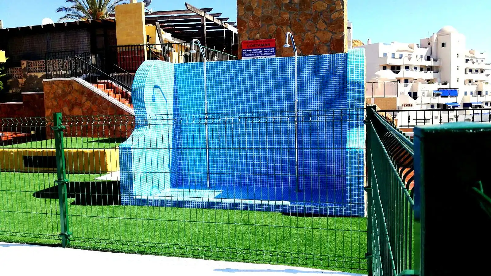 Schwimmbecken von Wohnung zum Verkauf in Cuevas del Almanzora mit Klimaanlage, Privatgarten und Möbliert