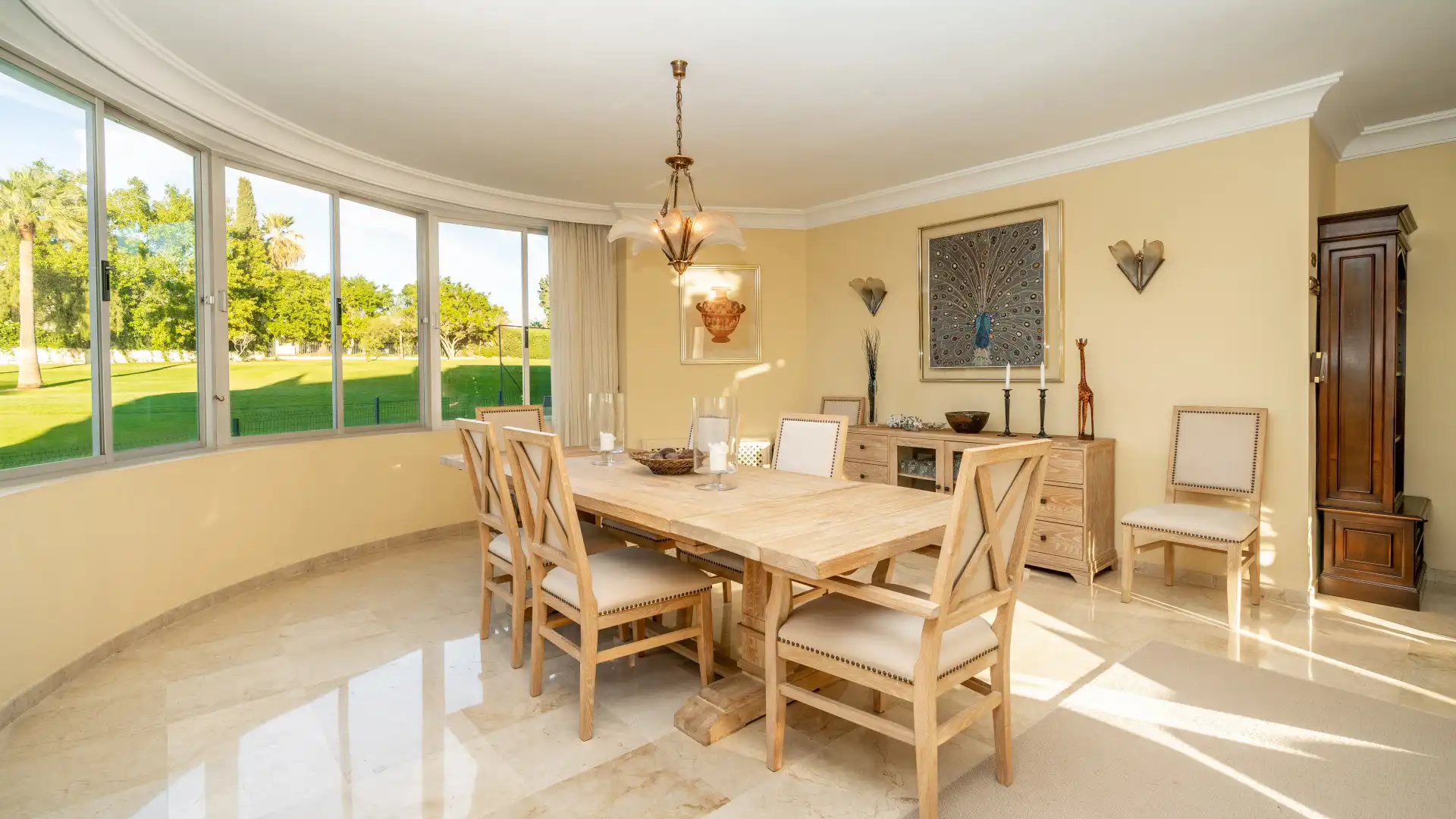 Comedor de Apartamento en venta en Marbella con Aire acondicionado, Terraza y Piscina