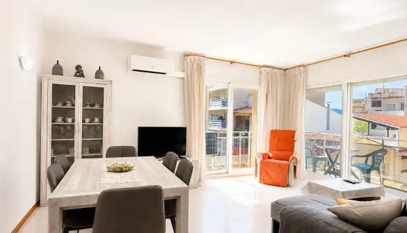 Wohnzimmer von Wohnungen zum Verkauf in Calonge i Sant Antoni mit Klimaanlage, Terrasse und Abstellraum