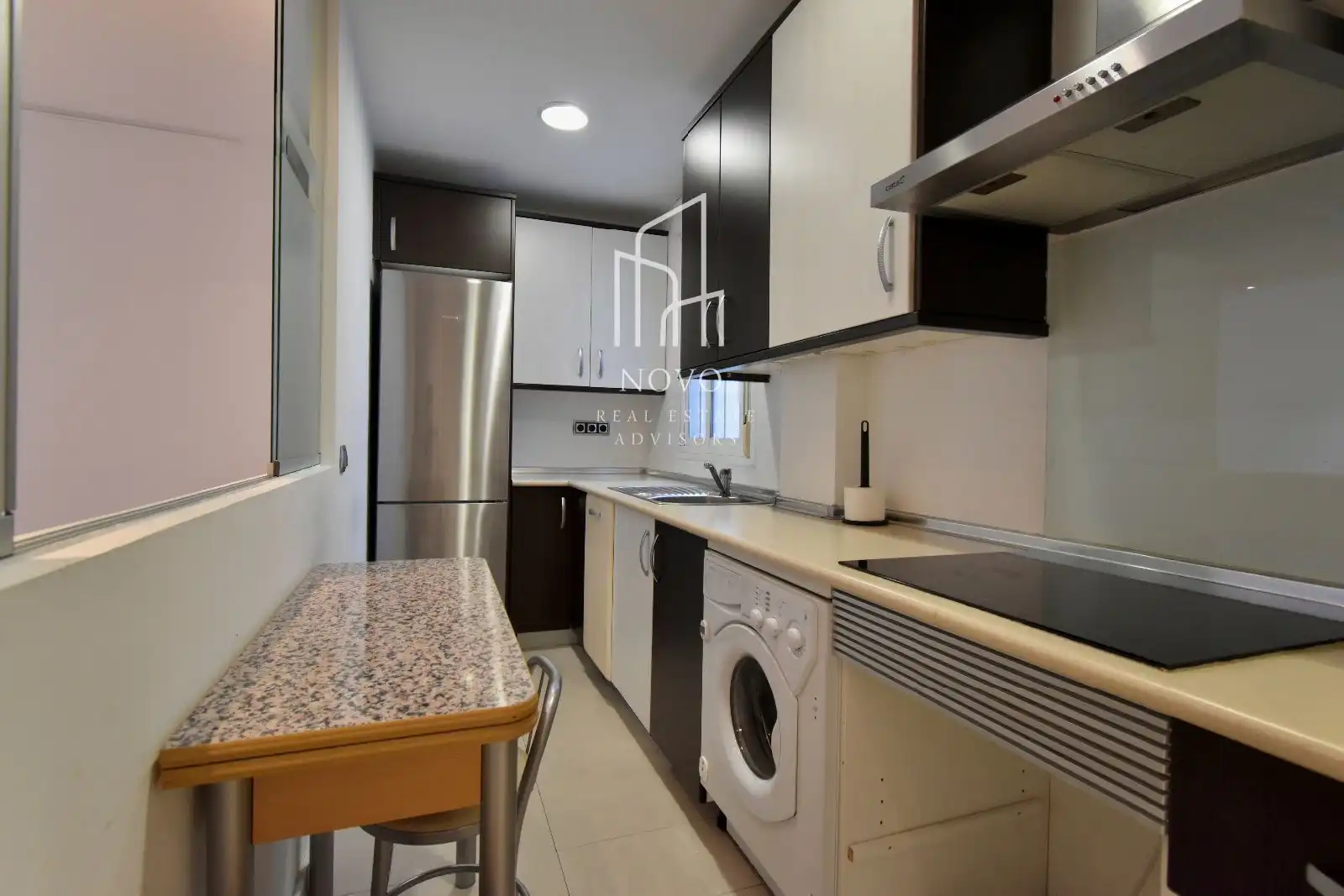 Küche von Wohnung zur Miete in Madrid mit Klimaanlage, Heizung und Terrasse