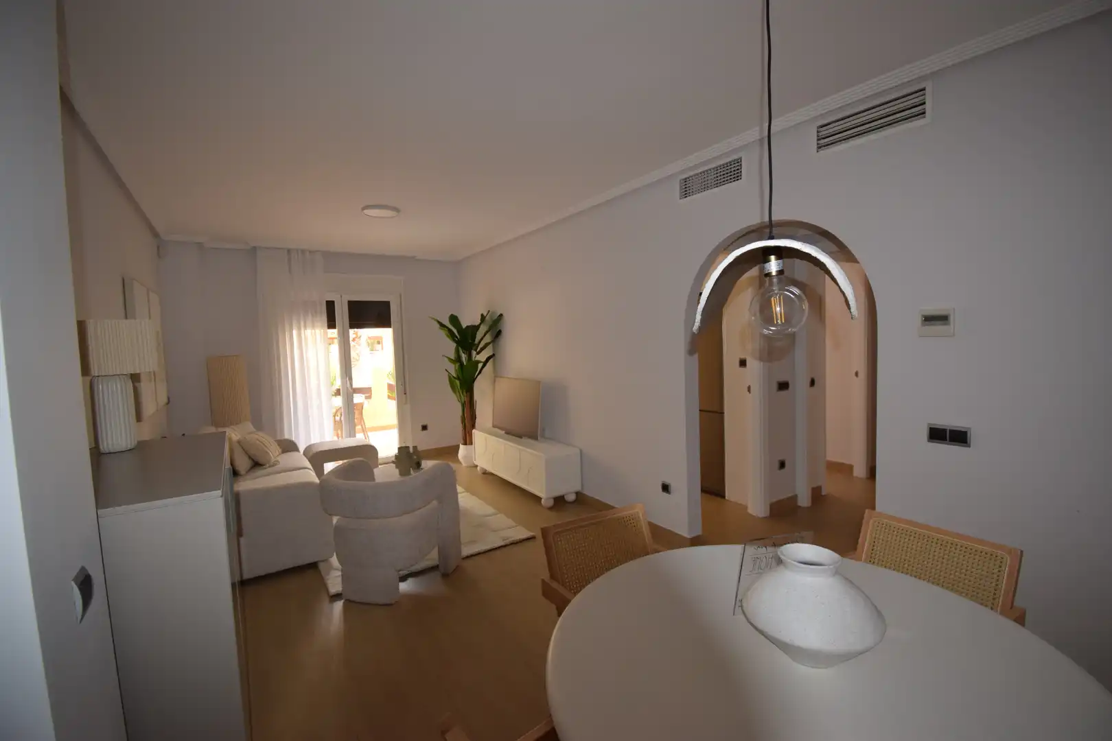 Sala de estar de Apartamento en venta en Los Alcázares con Aire acondicionado, Calefacción y Terraza