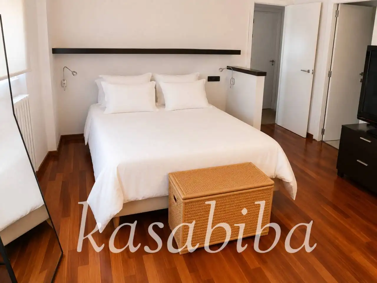 Schlafzimmer von Dachboden zum Verkauf in Valencia mit Klimaanlage, Heizung und Parkett