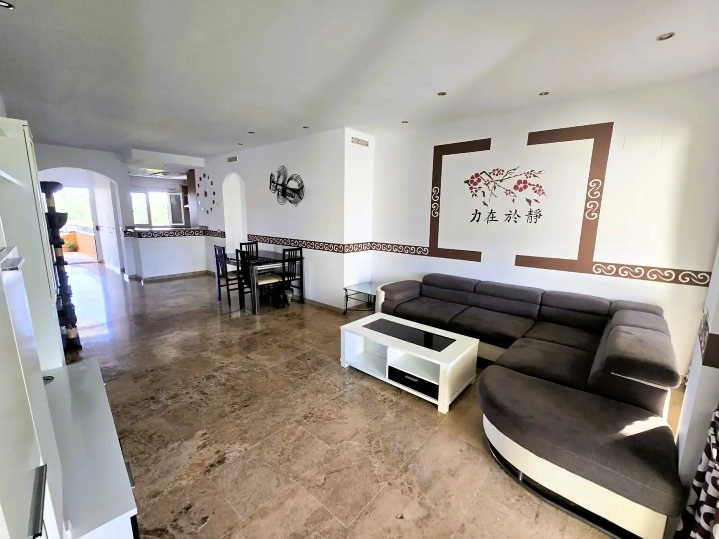 Sala d'estar de Pis en venda en Mijas amb Aire condicionat, Calefacció i Terrassa
