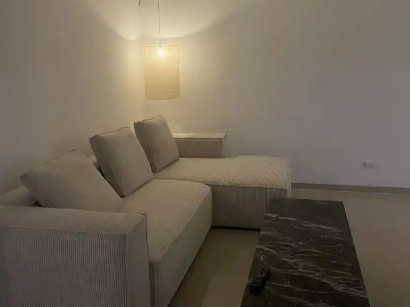 Sala d'estar de Casa adosada de lloguer en Calvià amb Aire condicionat, Piscina i Balcó
