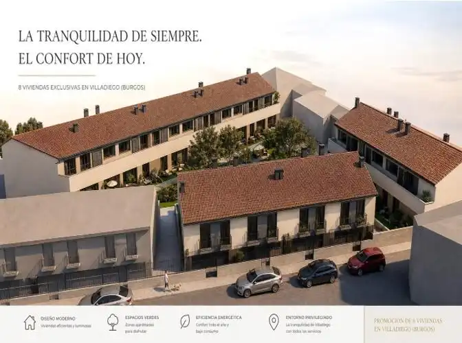 Exterior view of Ground floor for sale in Villadiego  with Heating and Private garden