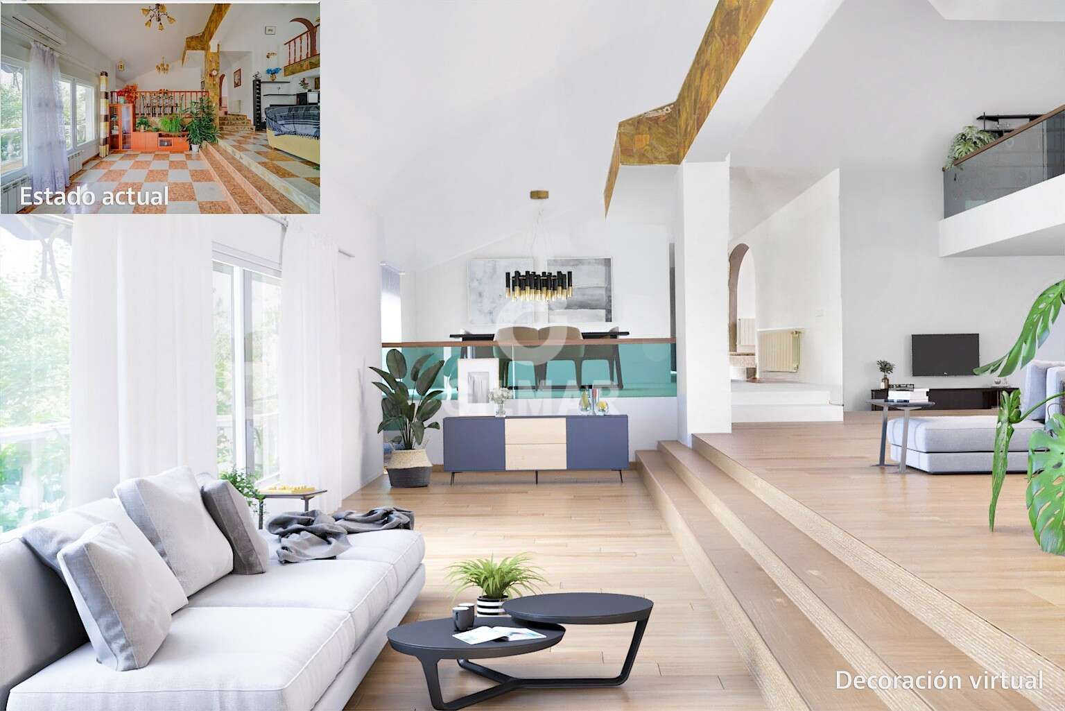 Sala de estar de Casa o chalet en venta en Venturada con Piscina