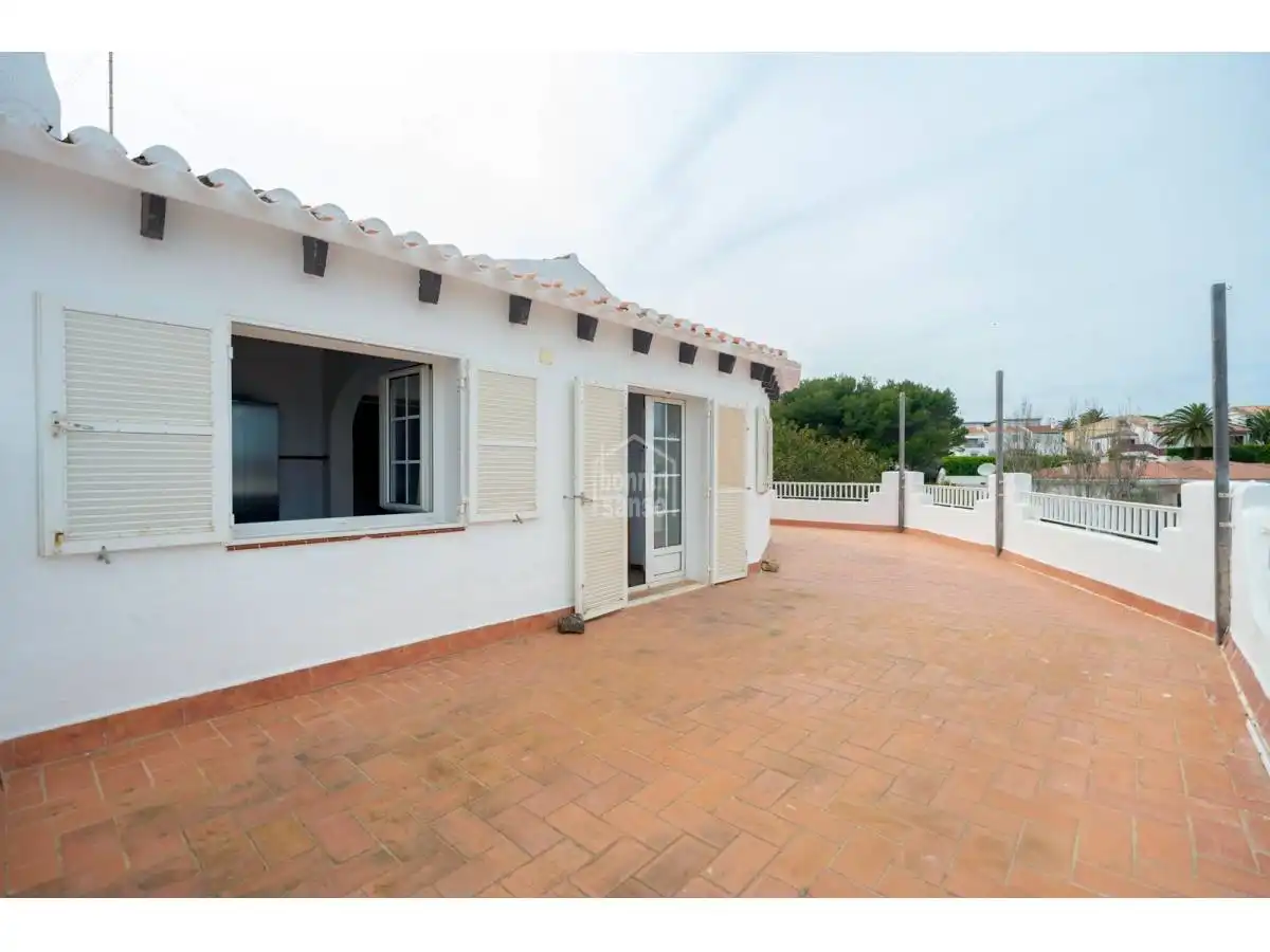 Exterior view of Apartments for sale in Es Castell  with Terrace and Furnished