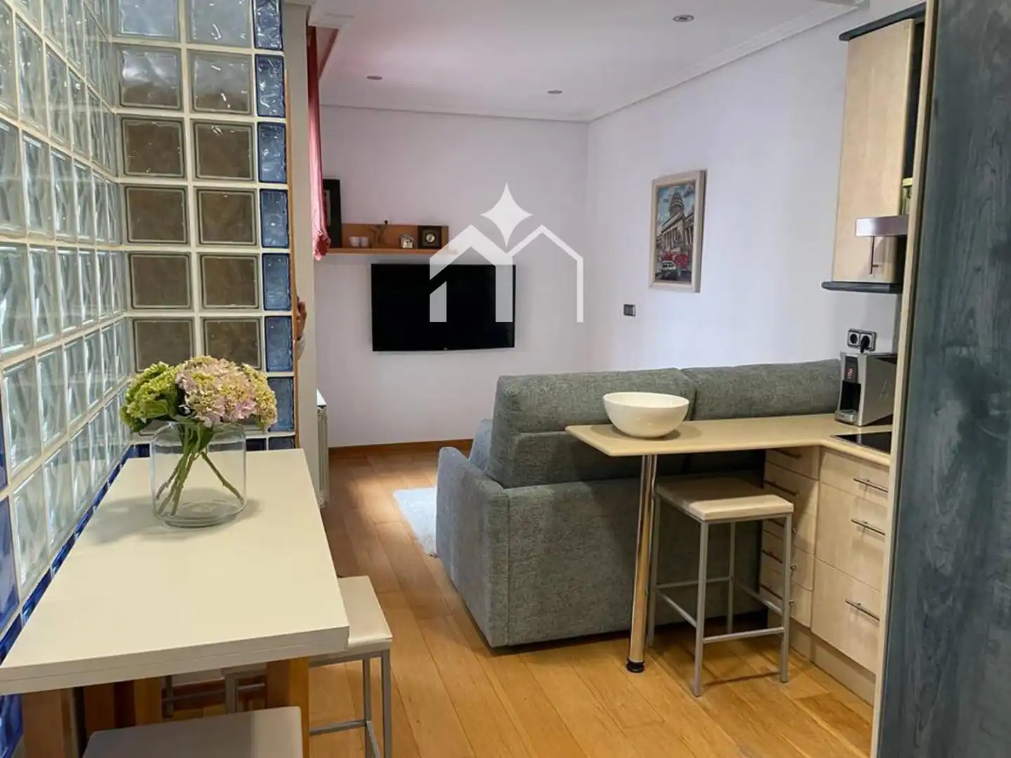 Living room of Flat for rent in Vigo   with Heating, Furnished and Oven
