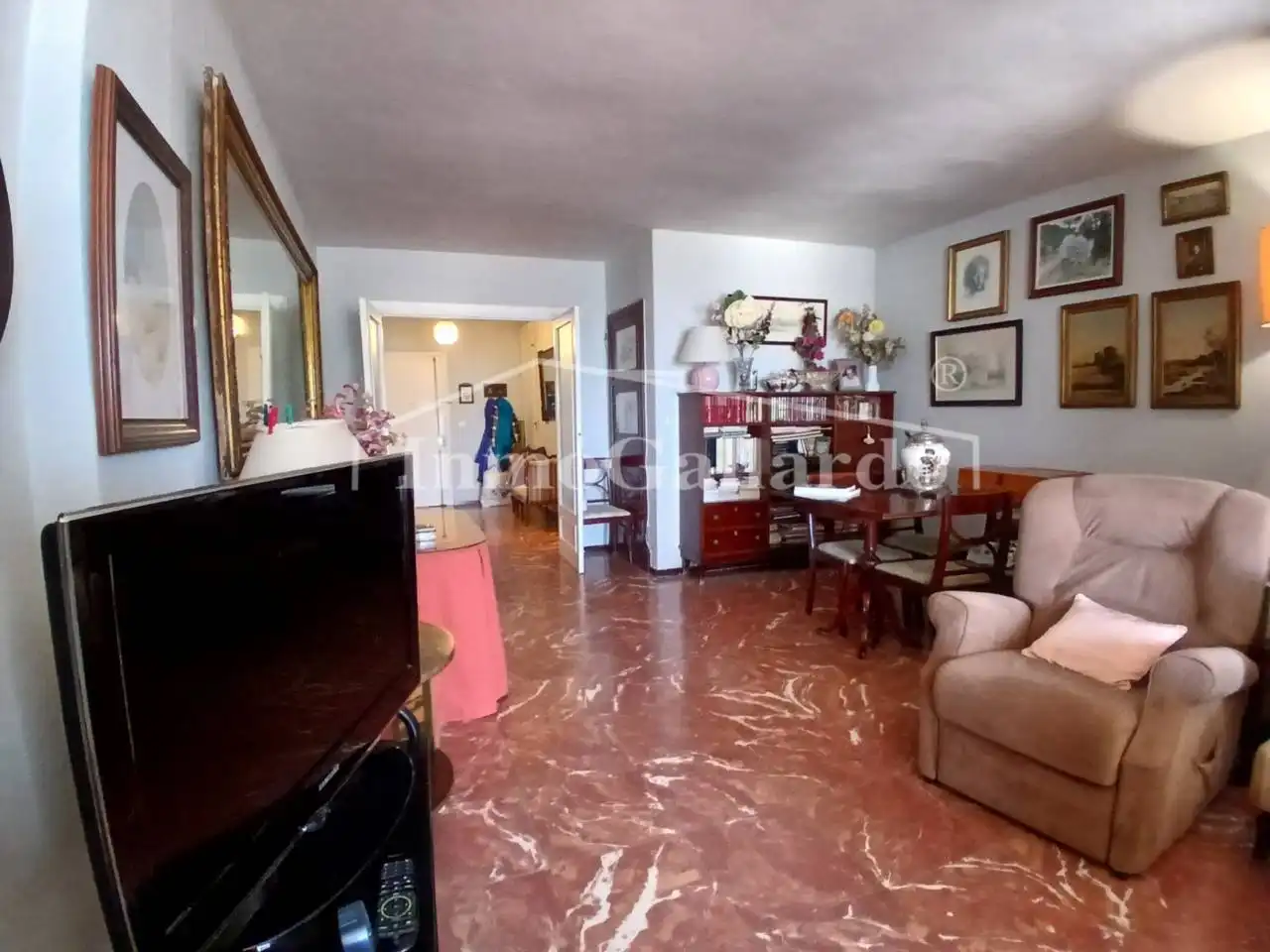 Living room of Flat for sale in Málaga  with Air Conditioner, Heating and Terrace