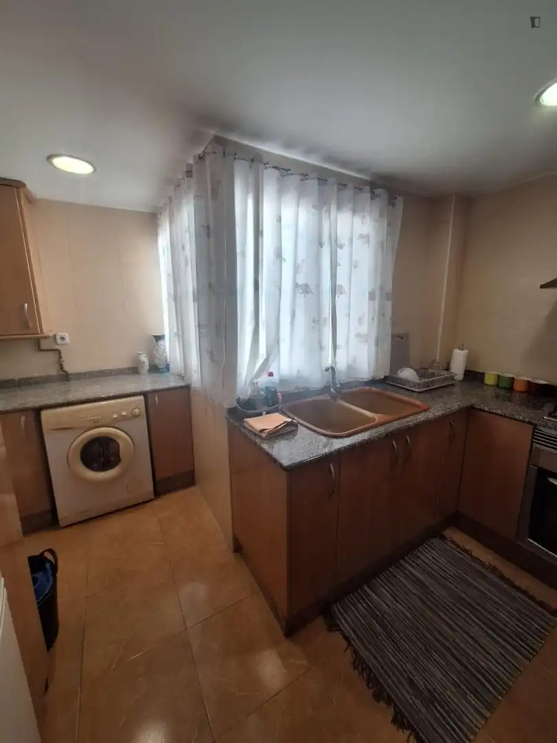 Cocina de Apartamento de alquiler en Moncada con Amueblado, Horno y Lavadora