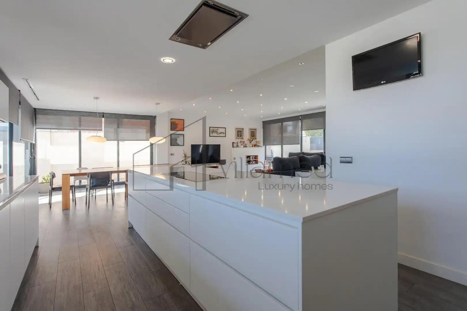 Cocina de Casa o chalet en venta en L'Eliana con Aire acondicionado, Calefacción y Jardín privado