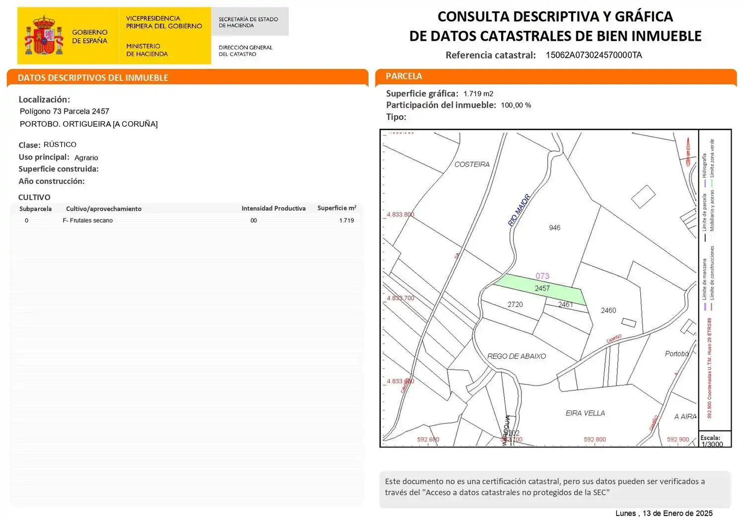 Casa rústica amb jardí en venda a Lugar Portobo 1, imagen 25