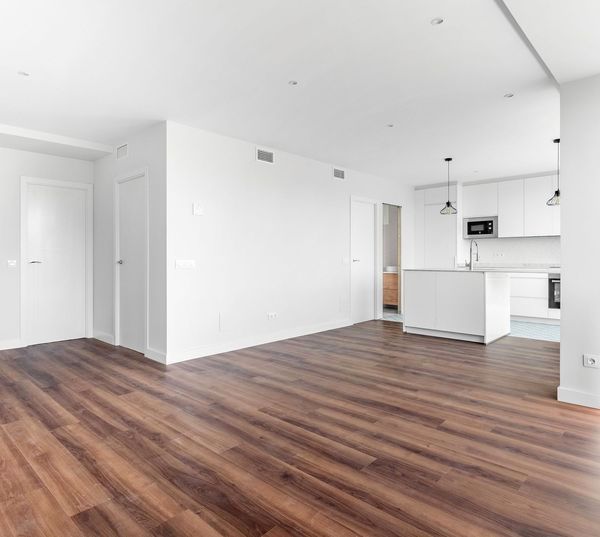 Sala de estar de Piso en venta en  Madrid Capital con Aire acondicionado y Calefacción