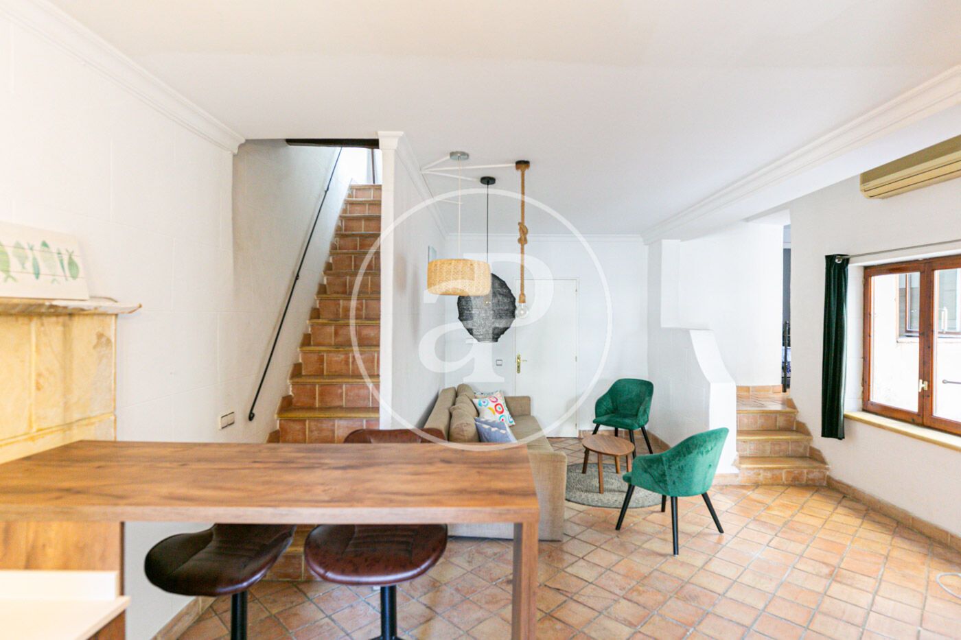 Vista exterior de Pis de lloguer en  Palma de Mallorca amb Aire condicionat, Calefacció i Terrassa