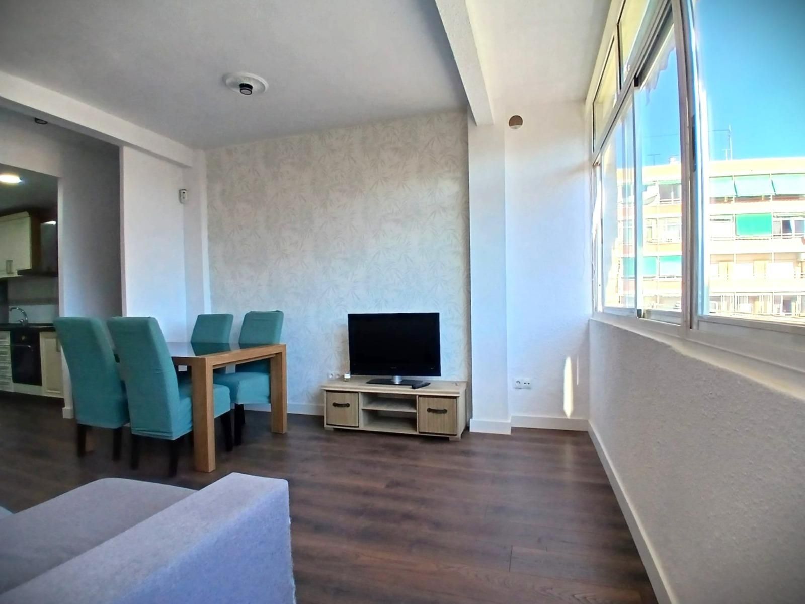 Living room of Flat for sale in Alicante / Alacant  with Air Conditioner and Furnished