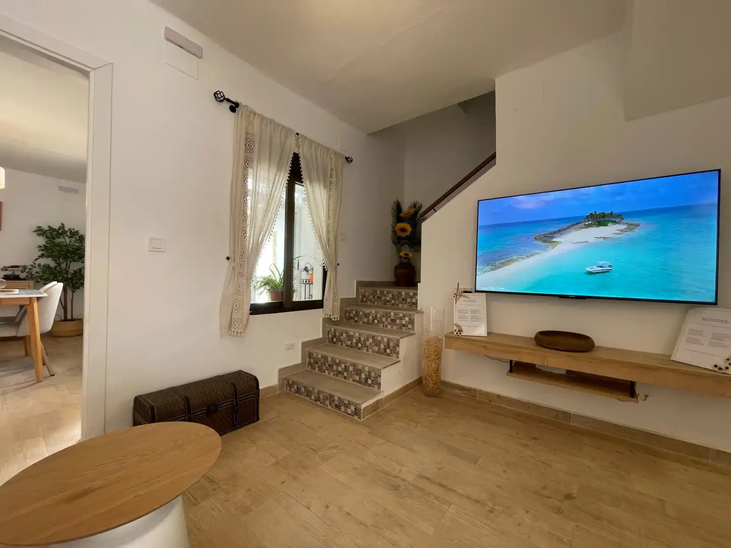 Wohnzimmer von Haus oder Chalet zur Miete in Requena mit Heizung und Terrasse